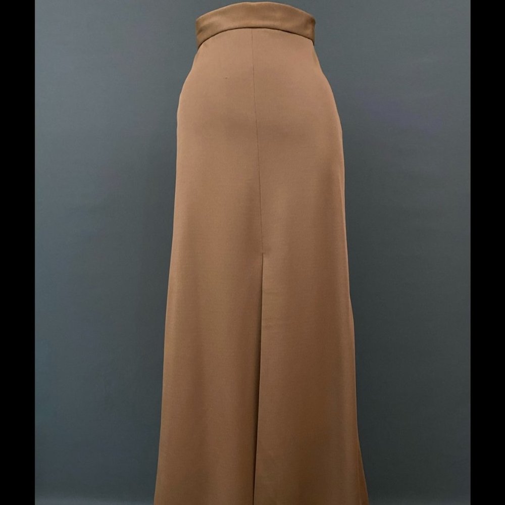 70s Ego of Chicago Brown Maxi Skirt